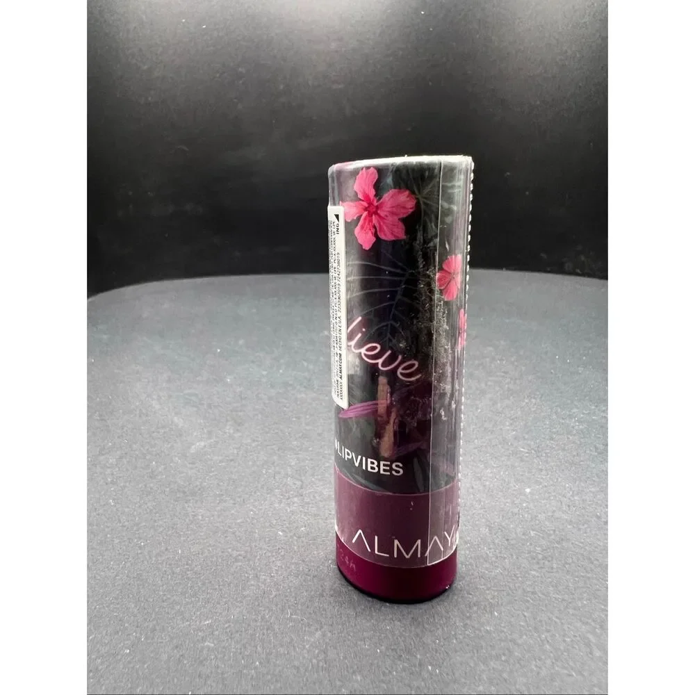 Almay Lip Vibes Cream Lipstick in Believe 280 Deep Berry Purple